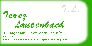 terez lautenbach business card